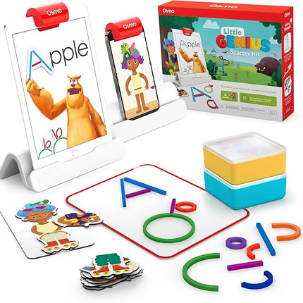 Osmo Little Genius Starter Kit for iPad - 4 Learning Games, Ages 3-5 (New)