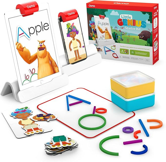 Osmo Little Genius Starter Kit for iPad - 4 Learning Games, Ages 3-5 (New)