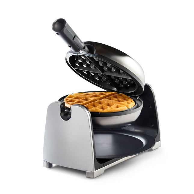 Oster DiamondForce Nonstick Flip Waffle Maker - Silver - Used