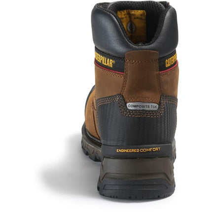 Caterpillar Excavator XL Safety Boots Brown Size 11.5 New