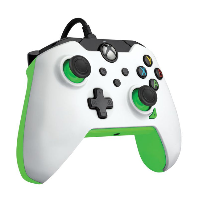 PDP Wired Gaming Controller for Xbox Series X|S/Xbox One - Neon White - New