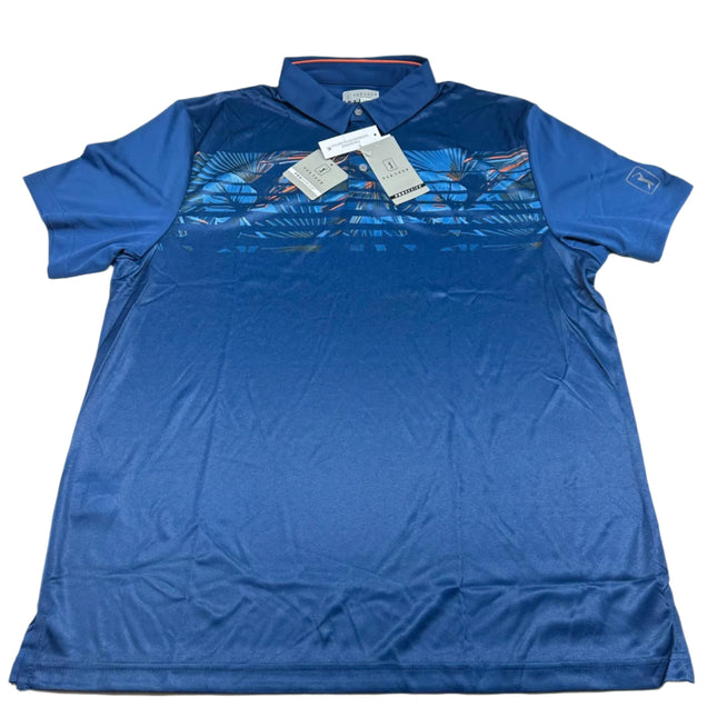 PGA Tour Pro Series Polo Shirt - Size XL, Poseidon Blue NEW 