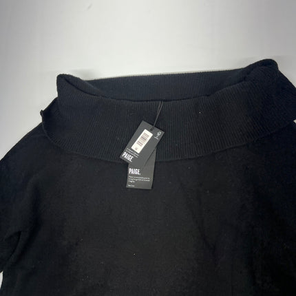 Paige Women's Izabella Sweater Shoulder-Baring Black Size Large New