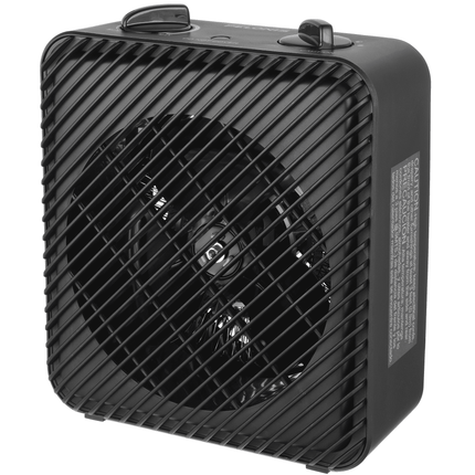 Pelonis 1500W 3-Speed Electric Fan-Forced Space Heater, Black New