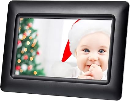 Polaroid 074-15-0117 Digital Photo Frame 7" Screen - Black | Open Box