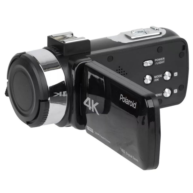 Polaroid 4K 18X Zoom Touch Screen Wi-Fi Camcorder - New
