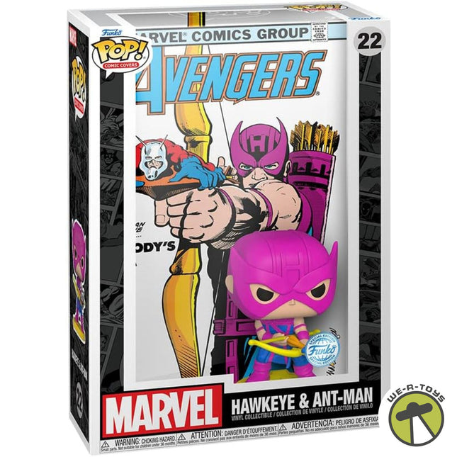 Pop Comic Cover! Marvel: Avengers - Hawkeye and Ant-Man Exclusive 22 New