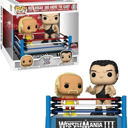 Pop! Hulk Hogan and Andre The Giant in The Ring 2 Pack Vinyl Figure New

