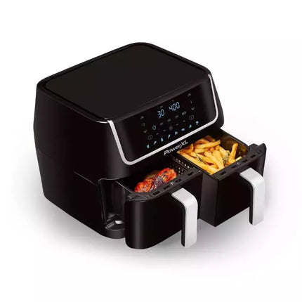 PowerXL Vortex Dual Basket Air Fryer 10QT DUAF-10 - Black (New)