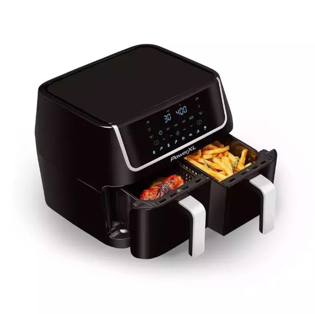 PowerXL Vortex Dual Basket Air Fryer 10QT DUAF-10 - Black (New)