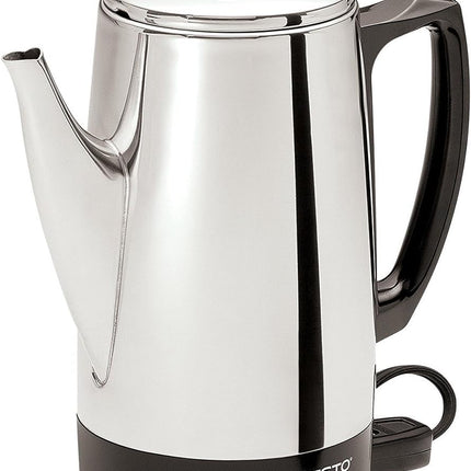 Presto 02822 6-Cup Stainless Steel Coffee Percolator New