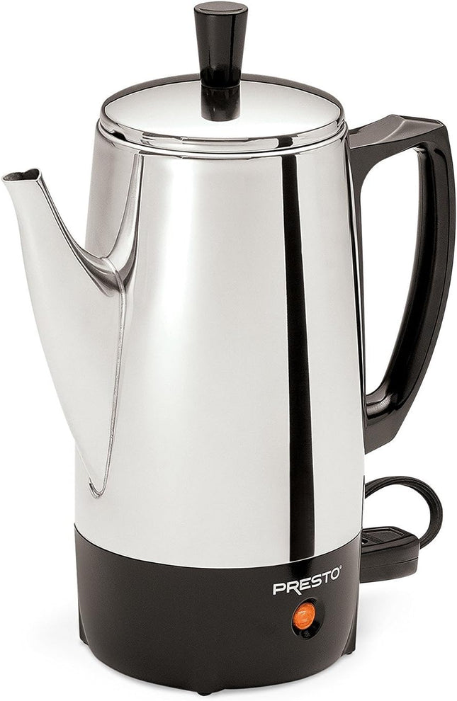 Presto 02822 6-Cup Stainless Steel Coffee Percolator New