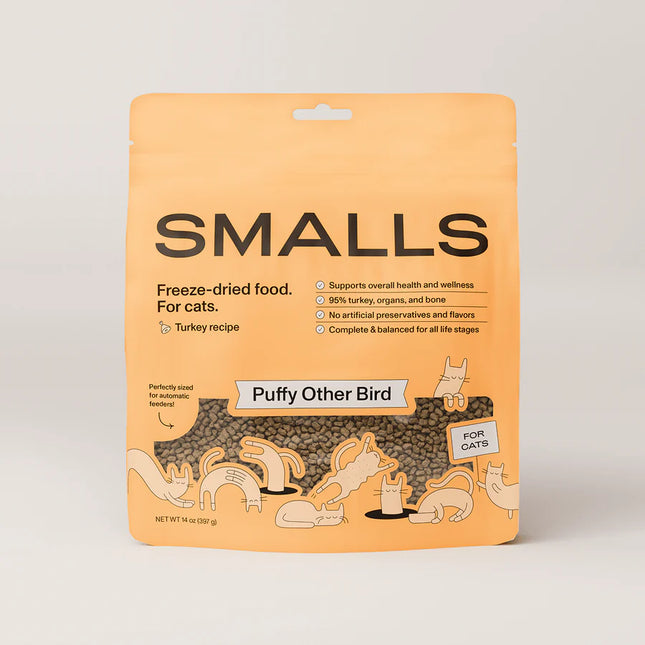 Smalls Puffy Other Bird Turkey Recipe Freeze Dried Cat Food - 14 Oz