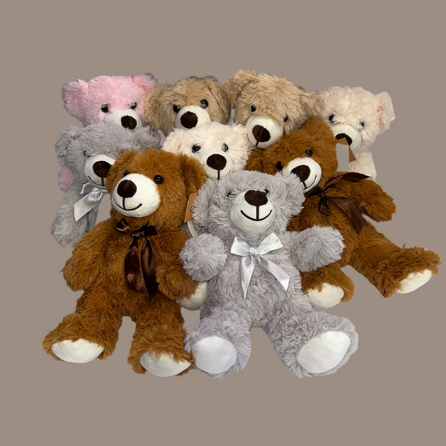 Quaaakssi Plush Teddy Bears 9-Pack -New Open Box