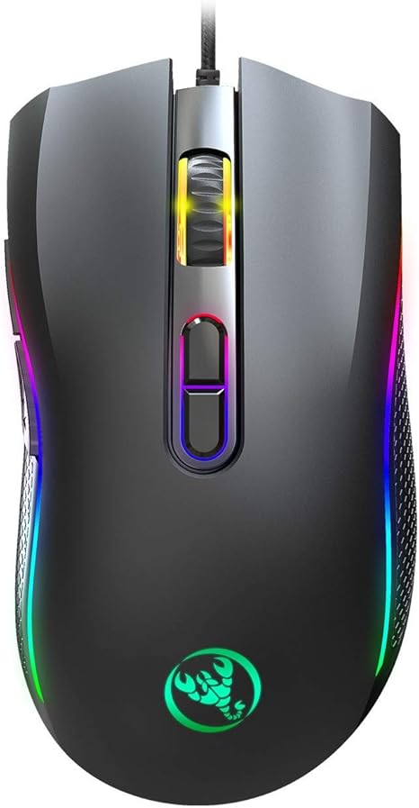 RGB Gaming Mouse Wired – 7200 DPI, Ergonomic, 7 Programmable Buttons – Open Box
