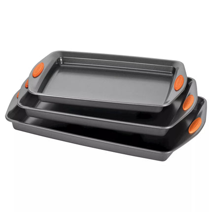 Rachael Ray 3-Piece Baking and Cookie Pan Set (New)