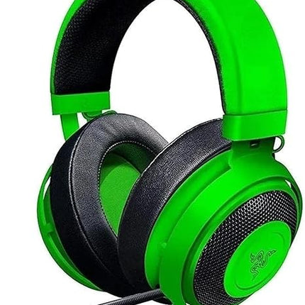 Razer Kraken Gaming Headset - Lightweight Aluminum Frame, Retractable Mic, Green (New)