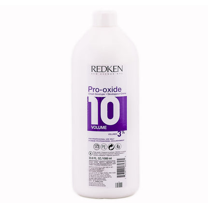 Redken Pro-Oxide 10 Volume Cream Developer 33.8 oz – Professional Hair Color Activator – New