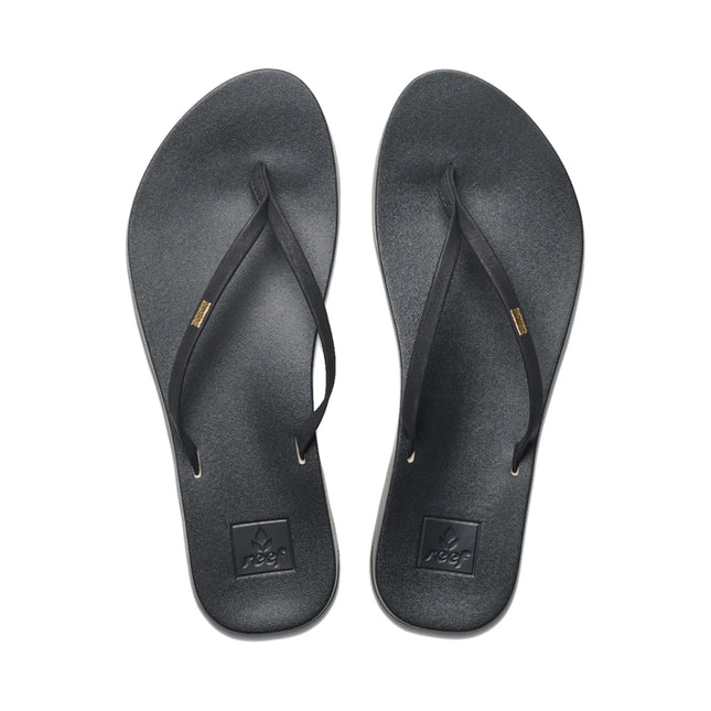 Reef Cushion Slim Black Sandals Women’s Size 8 – New