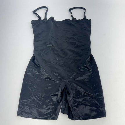 SKIMS Barely There Low Back Mid-Thigh Bodysuit Onyx Size M New