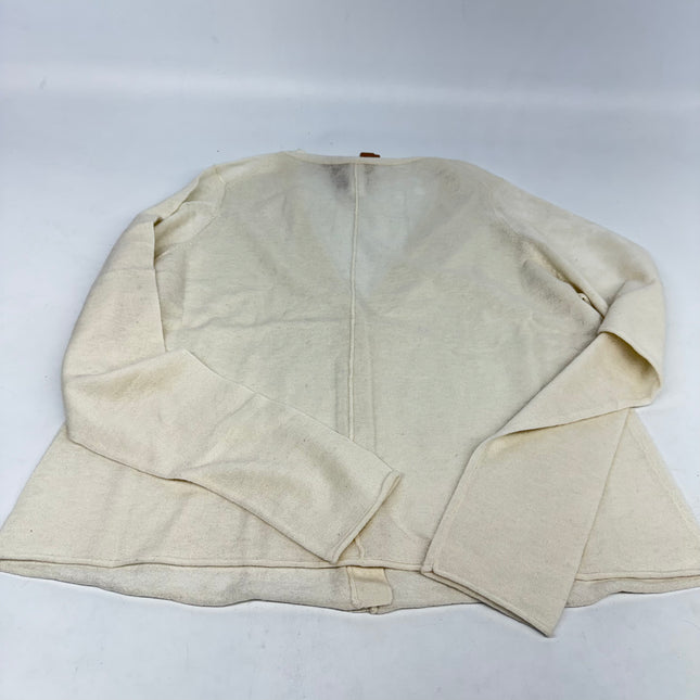 SKIMS Featherweight Cashmere Cardigan Pearl White Size 2X New back