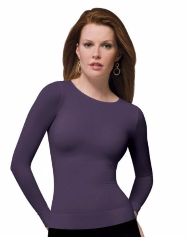 SPANX On Top & In Control Long Sleeve Top Women's Size L New