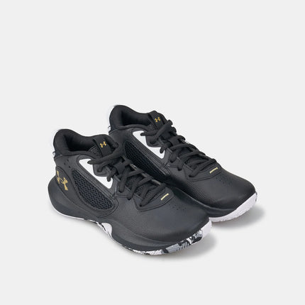 Under Armour UA Lockdown 6 Basketball Shoes Black Size 4Y New