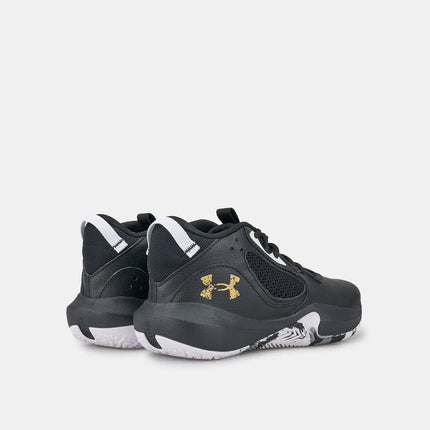 Under Armour UA Lockdown 6 Basketball Shoes Black Size 4Y New