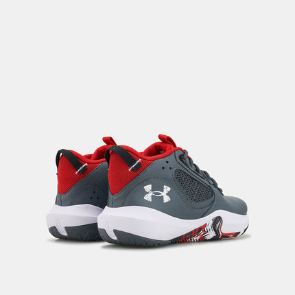 Under Armour Lockdown 6 Basketball Shoes Black/White Size 5 Youth Unisex New