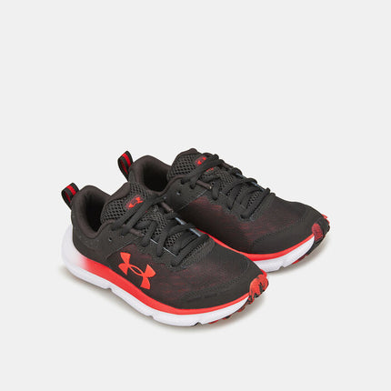 Under Armour Assert 10 Jet Gray/White Size 5.5Y Boys' New
