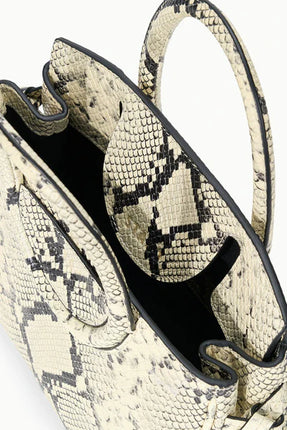 Staud - Maude Mini Carryall - White Snake