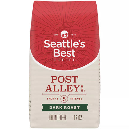 Seattle's Best Coffee Post Alley Blend Dark Roast Ground Coffee - 12oz Bag