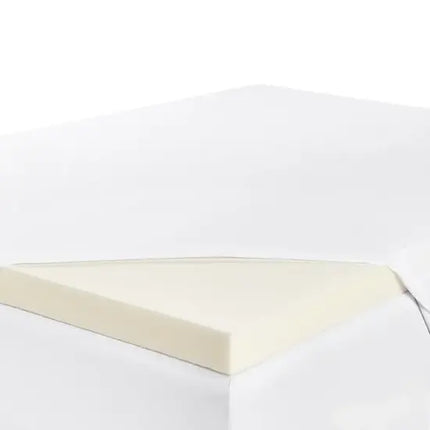 Serta 3-Inch Align & Revive Memory Foam Mattress Topper, Queen, Off-White (Open Box)