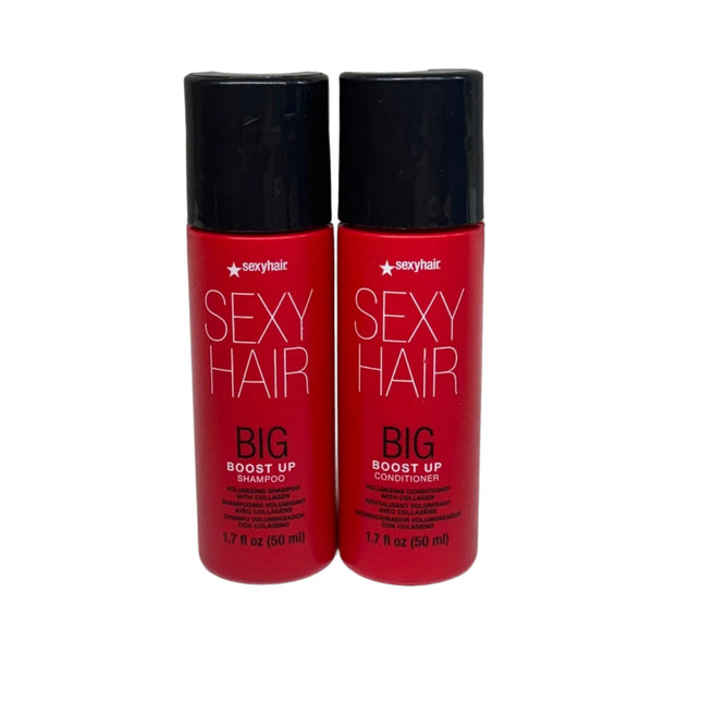 SexyHair Big Boost Up Shampoo & Conditioner 2 Pack 1.7 fl oz New 
