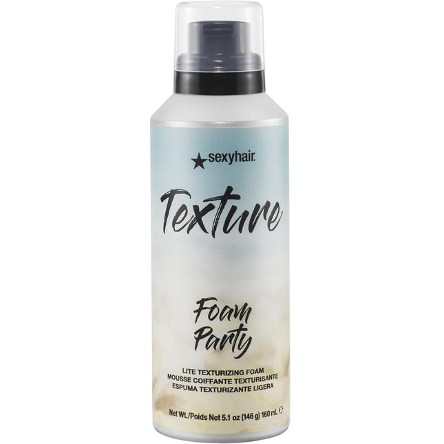 SexyHair Texture Foam Party Lite Texturizing Foam 5.2 oz - New