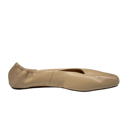 Seychelles Women's Ballet Flats Beige Leather Size 6.5 - New Without Box
