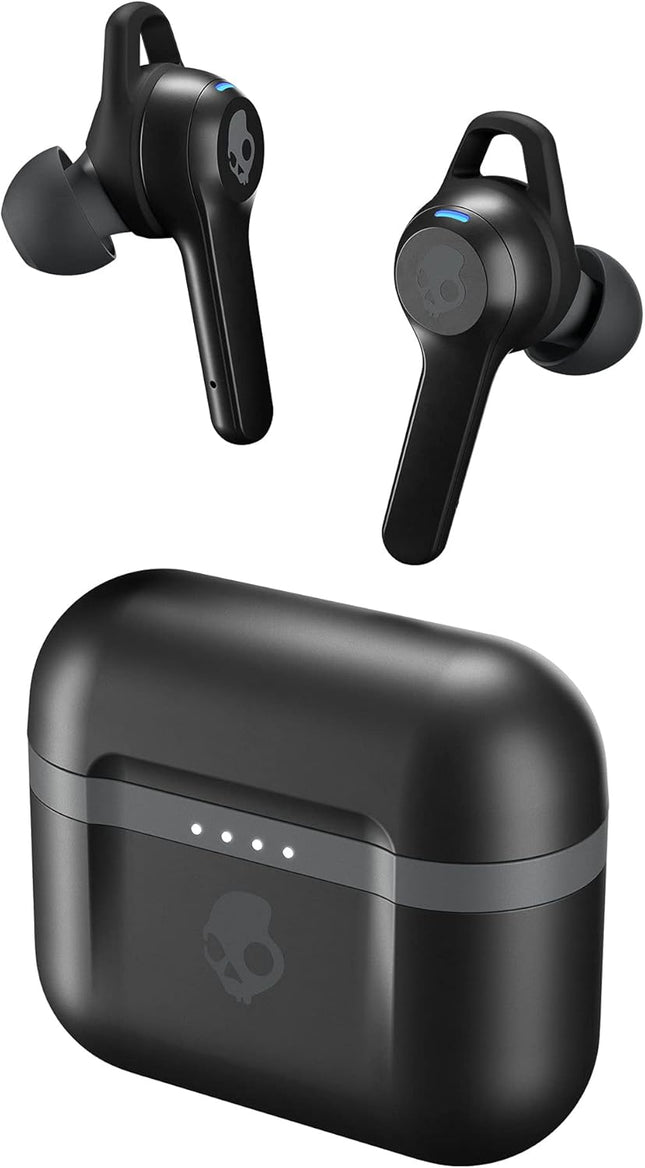 Skullcandy True Wireless Headphones with Charging Case, Black - New