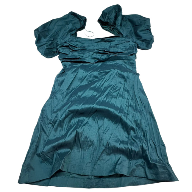 Socialite Puff Sleeve Satin Dress, New Without Tags, Size M

