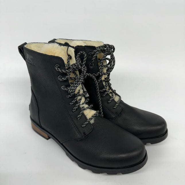 Sorel Emelie Cozy Winter Boots - Waterproof Leather, New with Imperfection, No Box, Size 8.5
