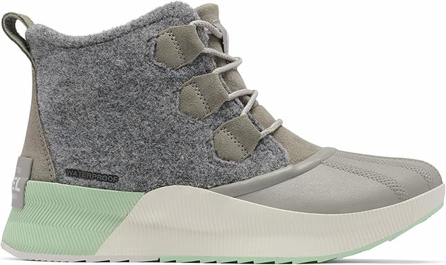  Sorel Women's Waterproof Grey Ankle Boots - Size 11 (New with Imperfection)