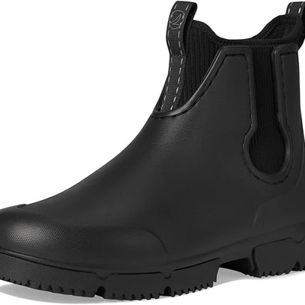 Sperry Float Rain Boots for Men, Black, Waterproof, Size 9 - New