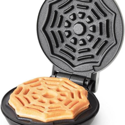 Spiderweb Mini Waffle Maker - White - New