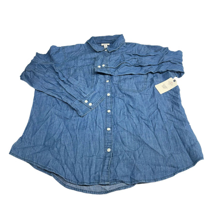 St. John's Bay Classic Denim Shirt Women's  New 
