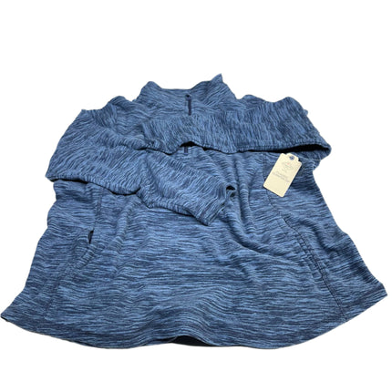 St. John's Bay Classic Quarter Zip Petite Heritage Blue Size PXL New

