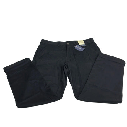 St. John's Bay Girlfriend Chino Pants Black Size 16 New
