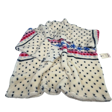 St. John's Bay Women's Sherpa Pullover Snowflake Print Size 3X New