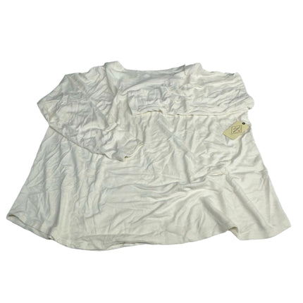 St. John's Bay Women's Top Ivory 3X
