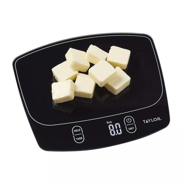 Taylor Waterproof Digital Kitchen 11 lb Food Scale - Black - Open Box

