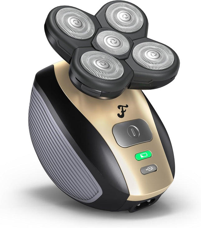 The FlexSeries Electric Head Hair Shaver - Freebird - Ultimate Men's Cordless Rechargeable Wet/Dry Skull & Bald Head Waterproof Razor, New