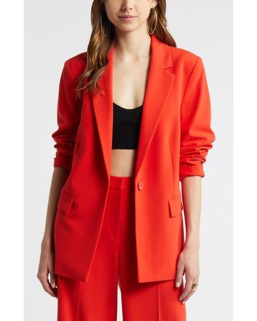 Title: Open Edit Women's Red Blazer - New Without Tags, Size XXS

